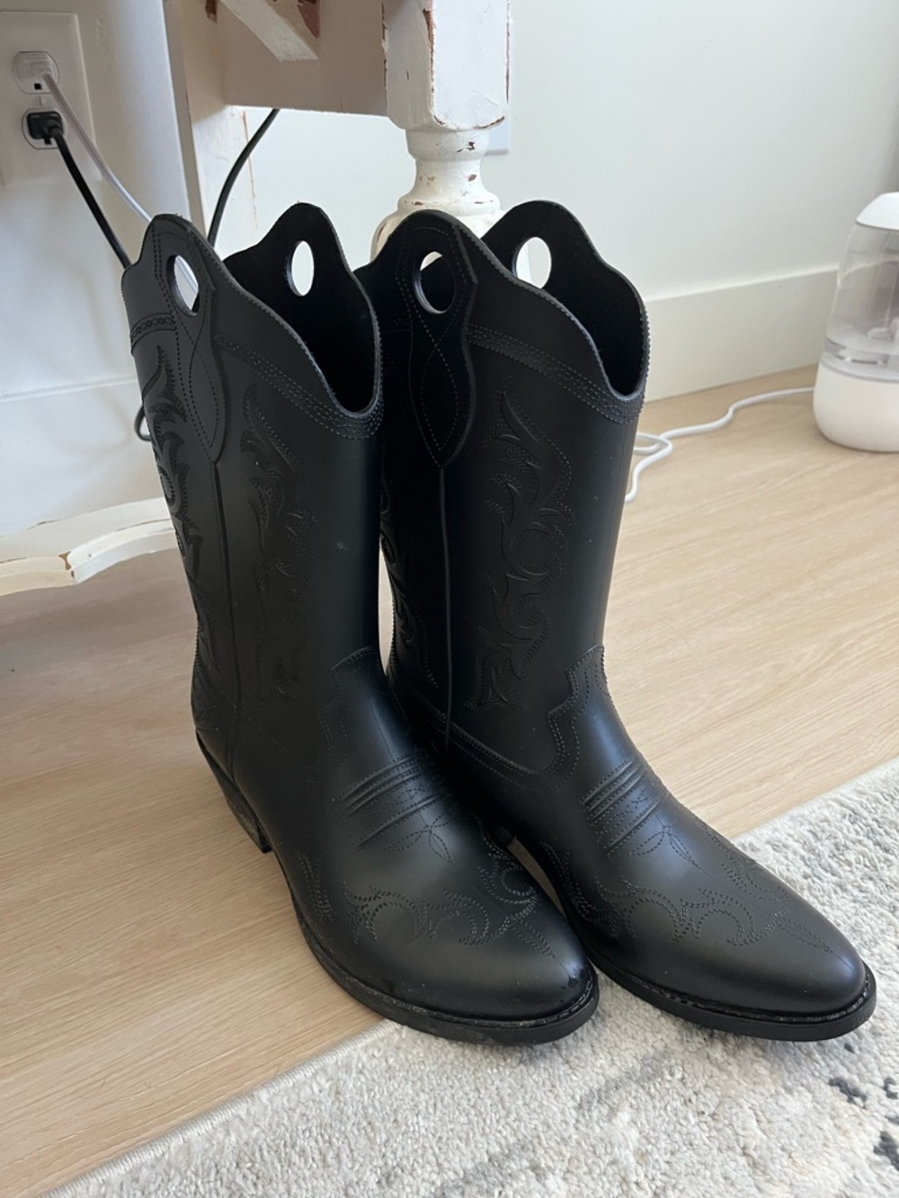 No Boundaries cowboy rain boots